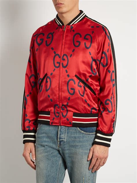 Red Gucci Jackets for Men 